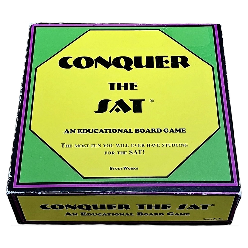 Conquer The SAT StudyWorks Educational Board Game Study Guide Complete NEW - Picture 3 of 6
